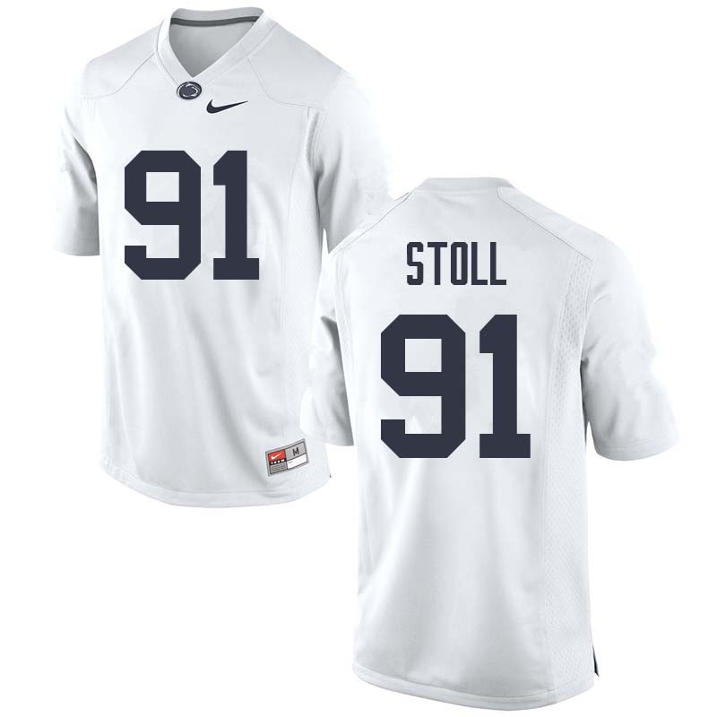 Men #91 Chris Stoll Penn State Nittany Lions College Football Jerseys Sale-White - Click Image to Close